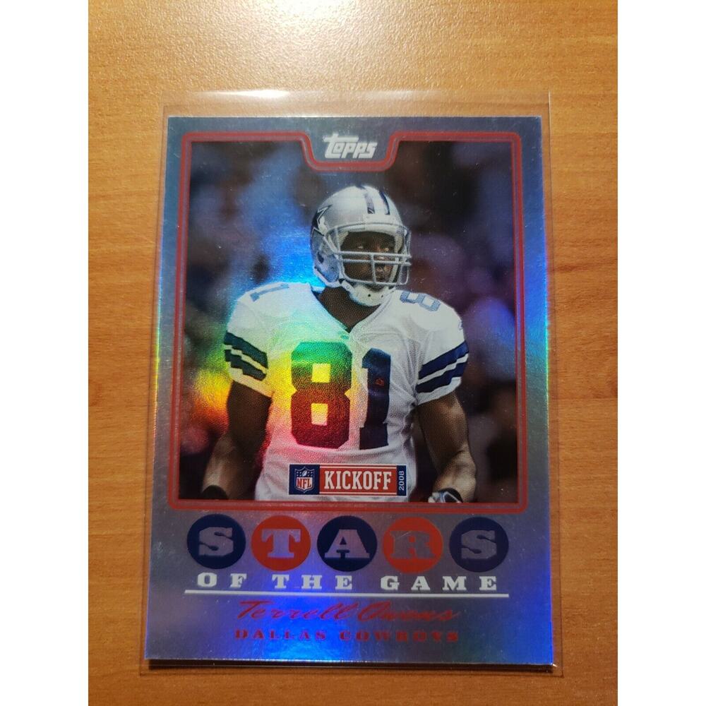 Terrell Owens 2008 Topps Kickoff Stars of the Game #SG-TO - Dallas Cowboys - NFL